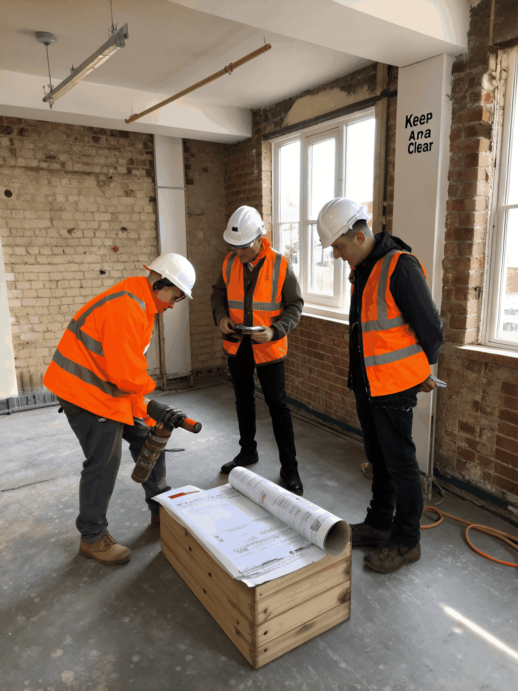 Equipo de Obras y Proyectos Garzón S.L. en una obra de reforma integral en Sevilla